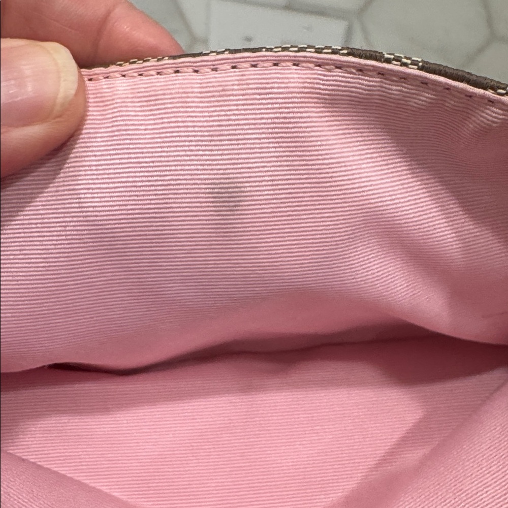 Coach Signature Canvas & Leather Clutch - Picture 13 of 15